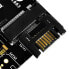 SilverStone ECM20 - M.2 - PCIe - SATA - Black