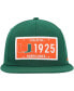 ფოტო #3 პროდუქტის Men's Green Miami Hurricanes Established Snapback Hat