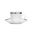 Espressotasse mit Untertasse PLATINUM