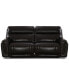 Фото #6 товара CLOSEOUT! Summerbridge 84" 2-Pc. Leather Sectional Sofa with 2 Power Reclining Chairs, Power Headrests and USB Power Outlet