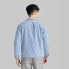 Men's Striped Shirt Jacket - Original Use Blue L