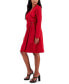 Фото #3 товара Платье I.N.C. International Concepts Petite Long-Sleeve Wrap Dress