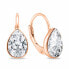 Original bronze earrings with zircons EA671R