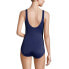 Фото #6 товара Women's Tummy Control Chlorine Resistant Soft Cup Tugless Sporty One Piece Swimsuit