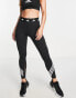 Фото #2 товара adidas Training Techfit 3 stripe leggings in black