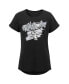 Big Girls Black Chicago White Sox Dream Scoop-Neck T-shirt