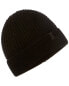 Фото #1 товара Vince Chunky Thermal Stitch Cuffed Wool & Cashmere-Blend Hat Men's Black Os