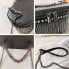 Фото #28 товара Kris Anna Women's Rivets Mini Shoulder Bag with Shoulder Strap Chain Tassel Black Disposable