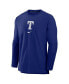 Фото #3 товара Men's Royal Texas Rangers Authentic Collection Player Performance Pullover Sweatshirt