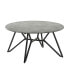 Фото #1 товара Round Coffee Table with Hairpin Legs
