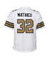 Big Boys and Girls Tyrann Mathieu White New Orleans Saints Team Game Jersey