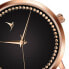 Фото #2 товара Часы и аксессуары Emily Westwood Черные кожаные Hollie EEN-B029R