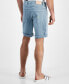 ფოტო #3 პროდუქტის Men's Regular Stretch Denim Shorts