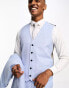 Фото #4 товара Ben Sherman slim fit suit waistcoat in light blue