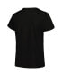 ფოტო #2 პროდუქტის Women's Black Pittsburgh Steelers Plus Size Arch Over Logo T-shirt