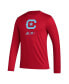 Фото #3 товара Men's Red Chicago Fire Icon AEROREADY Long Sleeve T-shirt