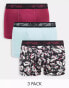 Фото #1 товара Nike Dri-Fit 3 pack stretch microfibre trunks with swoosh print