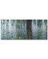 Фото #1 товара Claude Monet 'Waterlilies Morning' 20" x 47" Canvas Art Print