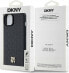 Фото #8 товара DKNY DKNY DKHMP15MPSHRPSK iPhone 15 Plus / 14 Plus 6.7" czarny/black hardcase Leather Monogram Pattern Metal Logo MagSafe