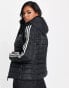 adidas Originals slim trefoil puffer jacket in black