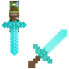 MINECRAFT Enchanted Diamond Toy Sword Figure