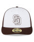 Фото #3 товара Men's White and Brown San Diego Padres 2023 On-Field Batting Practice Low Profile 59FIFTY Fitted Hat