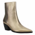 Фото #2 товара Matisse Caty Metallic Pointed Toe Western Booties Womens Gold Casual Boots CATY-