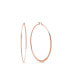 Фото #1 товара Серьги STEELTIME Sunlit Rosé 18K Gold Plated Hoops