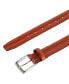 Фото #3 товара Men's 35MM Center Heat Crease Leather Belt