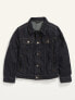 Gender-Neutral Cotton Non-Stretch Jean Jacket for Kids