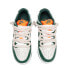 Фото #5 товара Кроссовки мужские Nike Dunk Low Retro кожаные бело-зеленые