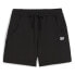 Фото #1 товара Puma Downtown High Waist Shorts Womens Black Casual Athletic Bottoms 62435501