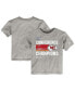 ფოტო #1 პროდუქტის Toddler Boys and Girls Gray Kansas City Chiefs 2022 AFC Champions Locker Room Trophy Collection T-shirt