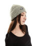 Basic Pleasure Mode sherbert stripe beanie in yellow