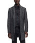 ფოტო #1 პროდუქტის Men's Slim-Fit Patterned Coat