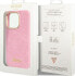 Guess Etui Guess GUHCP14LHGCRHP Apple iPhone 14 Pro różowy/pink hardcase Croco Collection