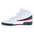 Fila F-13V Lea 1VF059LX-150 Mens White Synthetic Lifestyle Sneakers Shoes 11.5