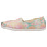 TOMS Alpargata Tie Dye Slip On Womens Multi, Pink, White Flats Casual 10017813T