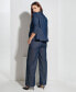 ფოტო #6 პროდუქტის Women's Puff-Sleeve Single-Button Blazer