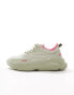 HUGO Red Leon trainers in grey/pink