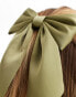 Accessorize bow hair clip in green