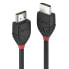Фото #1 товара Lindy 0.5m High Speed HDMI Cable - Black Line - 0.5 m - HDMI Type A (Standard) - HDMI Type A (Standard) - 4096 x 2160 pixels - 18 Gbit/s - Black