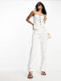 Фото #1 товара 4th & Reckless tailored pocket detail split side trouser co-ord in white