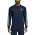 Фото #1 товара Adidas Men's Training Essentials 3-Stripes Crew Collegiate Navy BQ9644