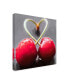 Фото #2 товара Roderick Stevens Cherry Heart Canvas Art - 15.5" x 21"