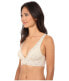 Фото #2 товара Wacoal 168575 Womens Halo Floral Lace Soft Cup Bralette Bra Sand Size 30