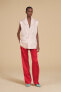 Фото #1 товара Oversize linen blend waistcoat - limited edition