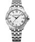 ფოტო #1 პროდუქტის Men's Swiss Tango Stainless Steel Bracelet Watch 41mm 8160-ST-00300