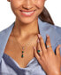 ფოტო #5 პროდუქტის Lab Grown Emerald (3-1/3 ct. t.w.) & Lab Grown Diamond (1/8 ct. t.w.) 18" Pendant Necklace in 14k Gold