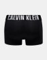 Calvin Klein intense power cotton stretch trunks 3 pack in multi